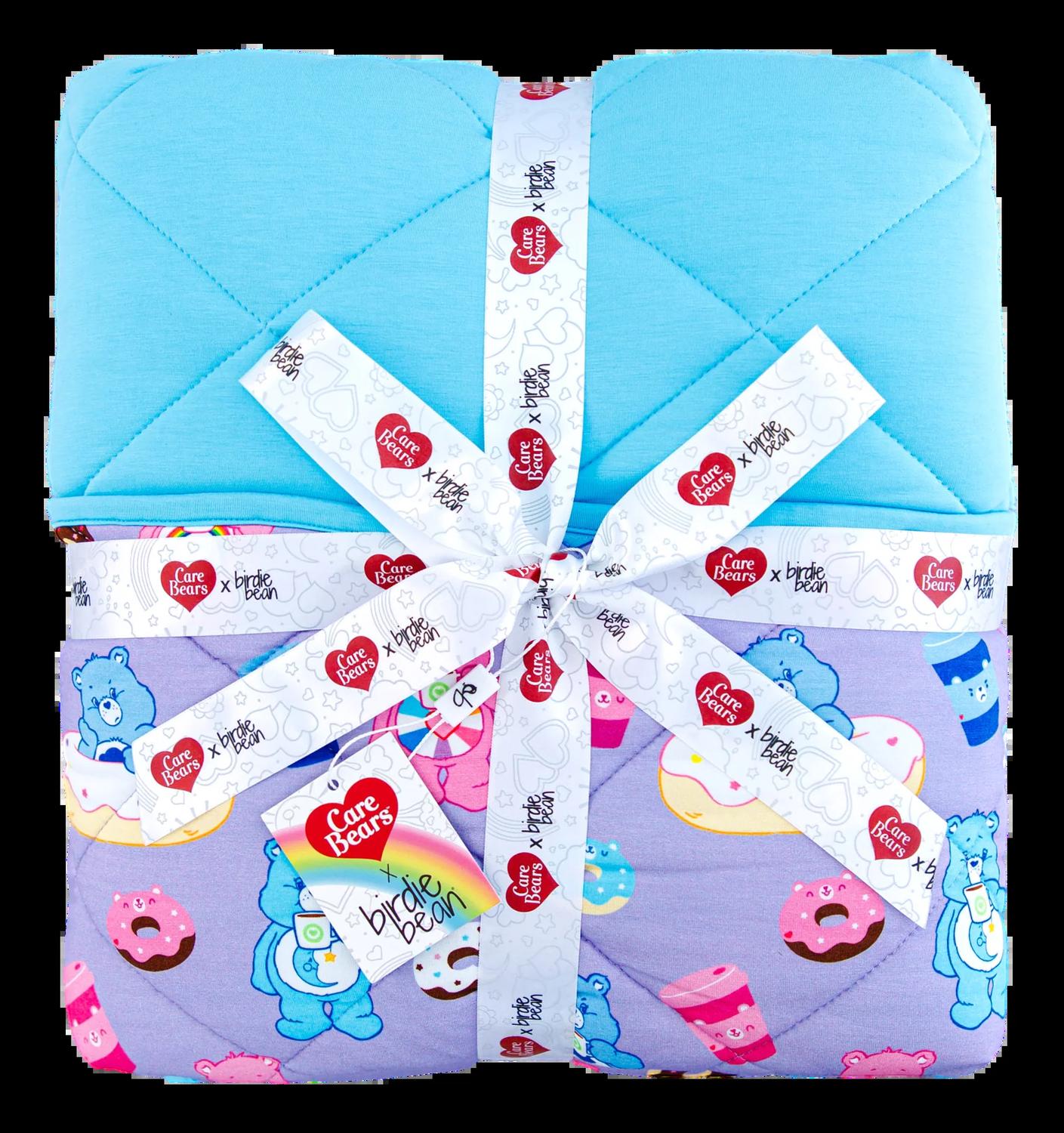 Glücksbärchis Donuts Und Kaffee Baby-Vogel-Quilt