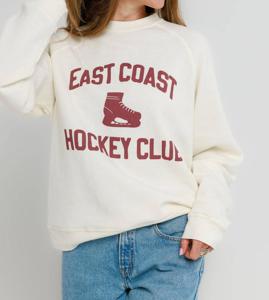 East Coast Hockey Club Raglan Crew Top