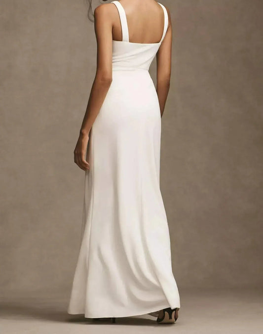 Blake Stretch Crepe Maxi Dress