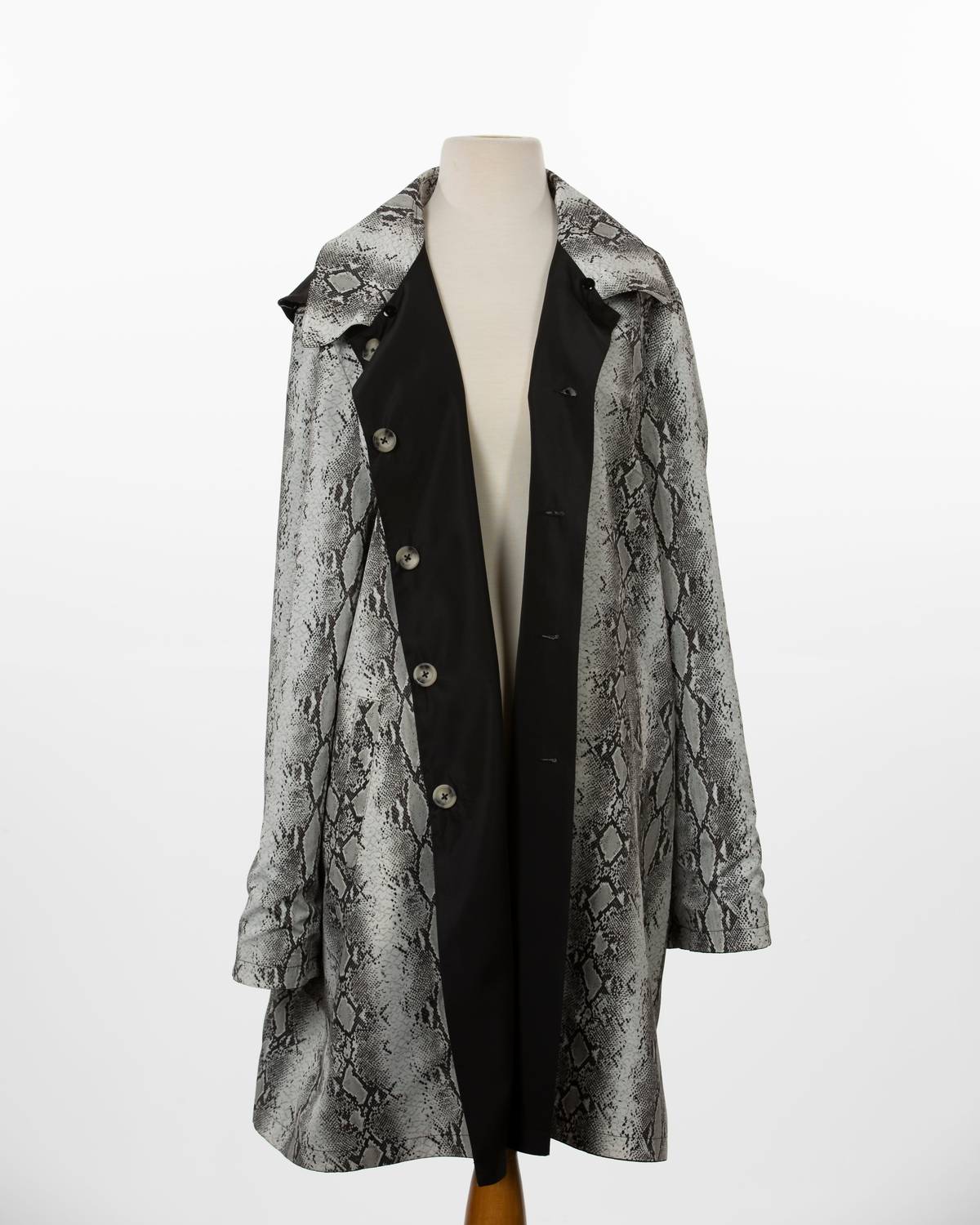 Regenmantel mit abnehmbarer Kapuze Regen-Trenchcoat