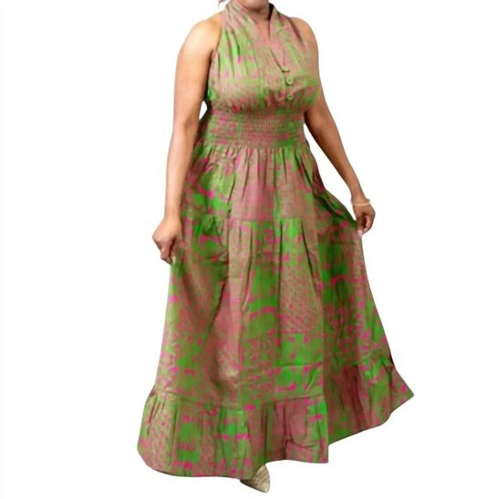 Maxikleid mit Neckholder