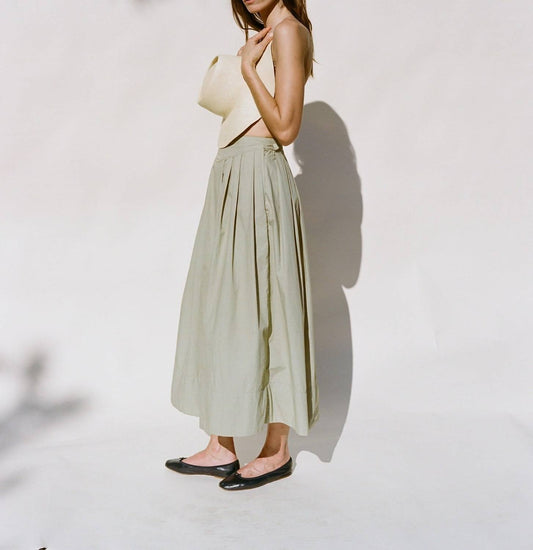 Bower Pleated Skirt