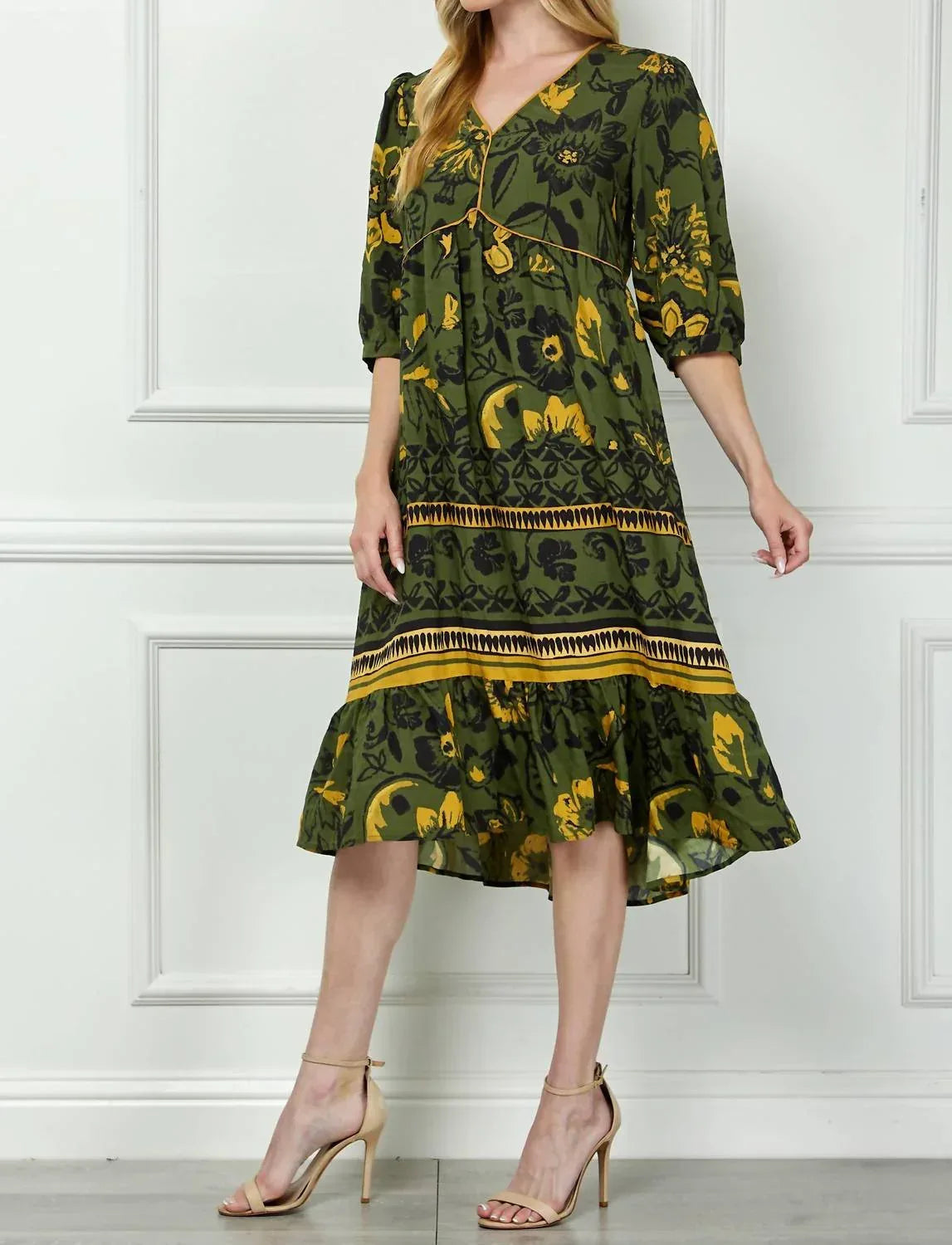 Boho-Kleid im Ethno-Look