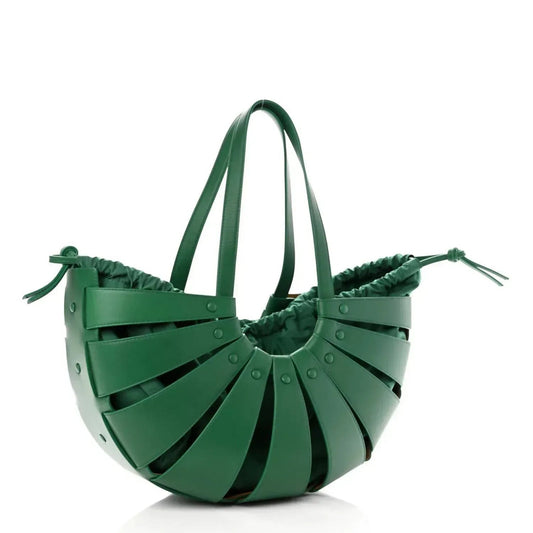 Women's French Calfskin Shell Shoulder Bag