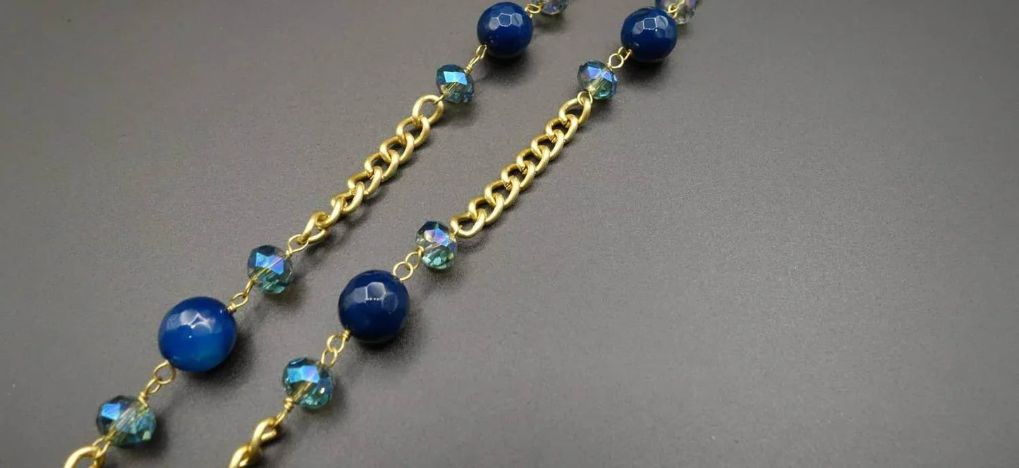 Women's Agate Sunglasses Chain