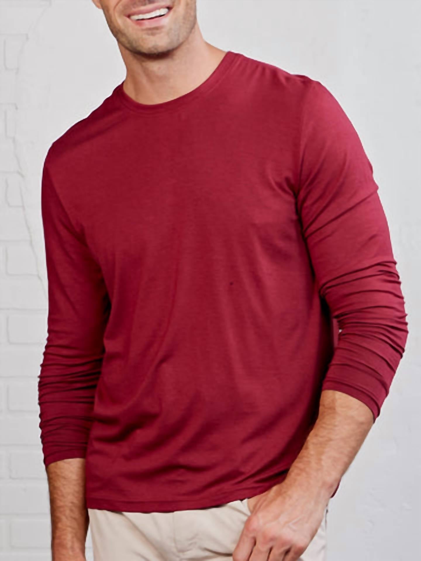 Pimaluxe Langarm-T-Shirt