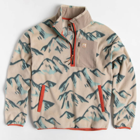 Unisex High Country Fleecejacke mit halbem Reißverschluss