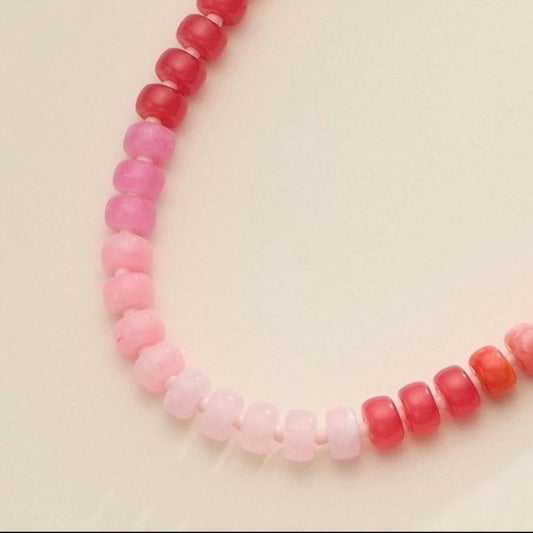 Bunte Perlenkette für Damen
