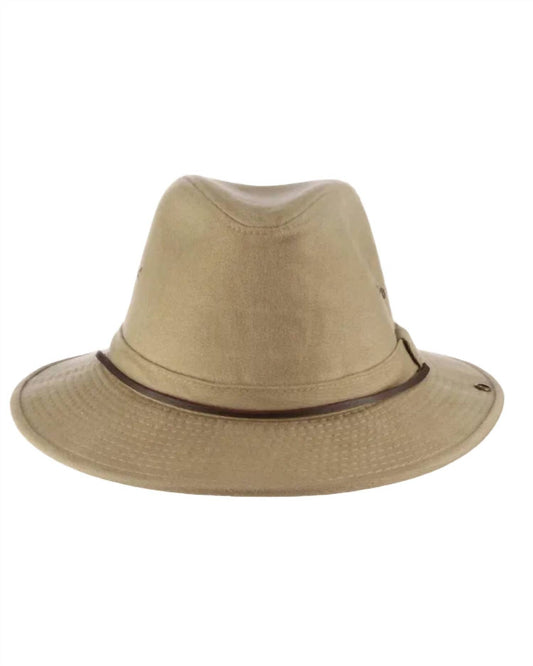 Damen Outback-Hut aus gebürstetem Twill