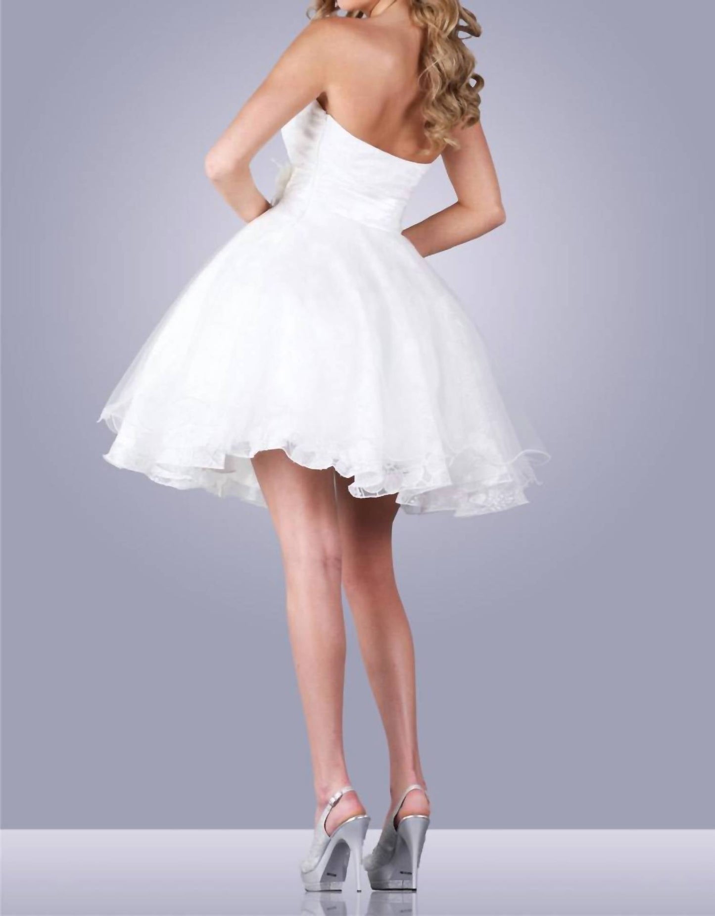 Strapless Sweetheart Short Dress