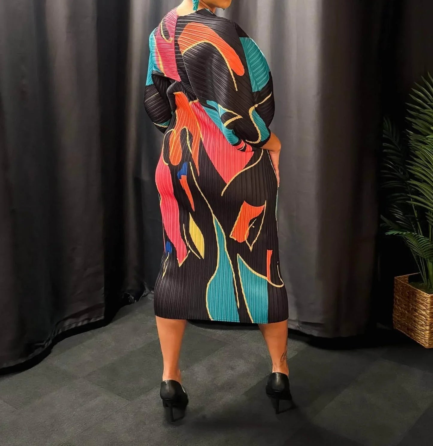 Sonnenuntergangswirbel-Kleid