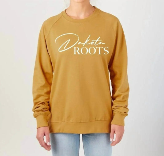 Dakota Roots Puff Print Crewneck Sweatshirt