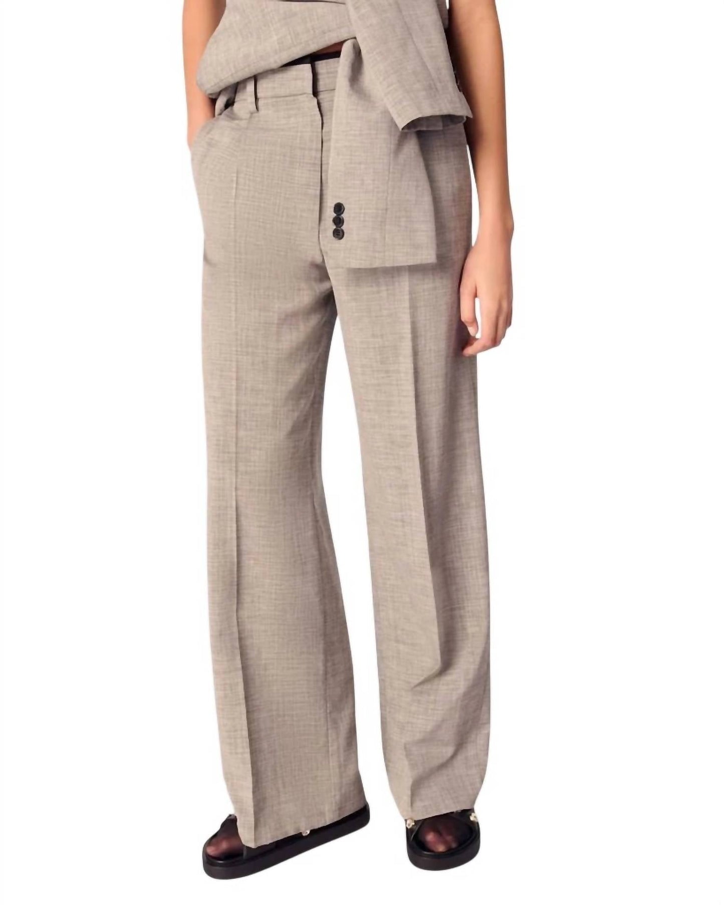 Maje Pigrisa Hose mit weitem Bein