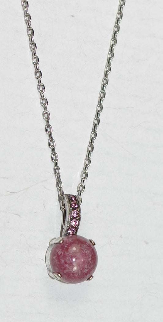 Women's Round Tourmaline Pendant