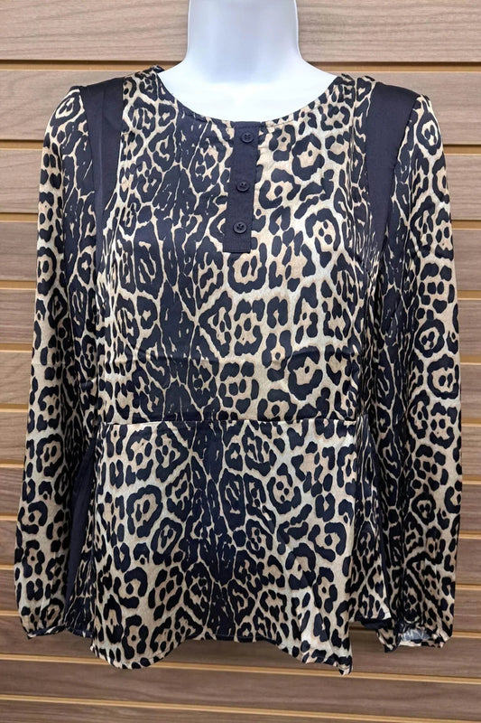 Women's Leopard W/cutout Back W/zipper