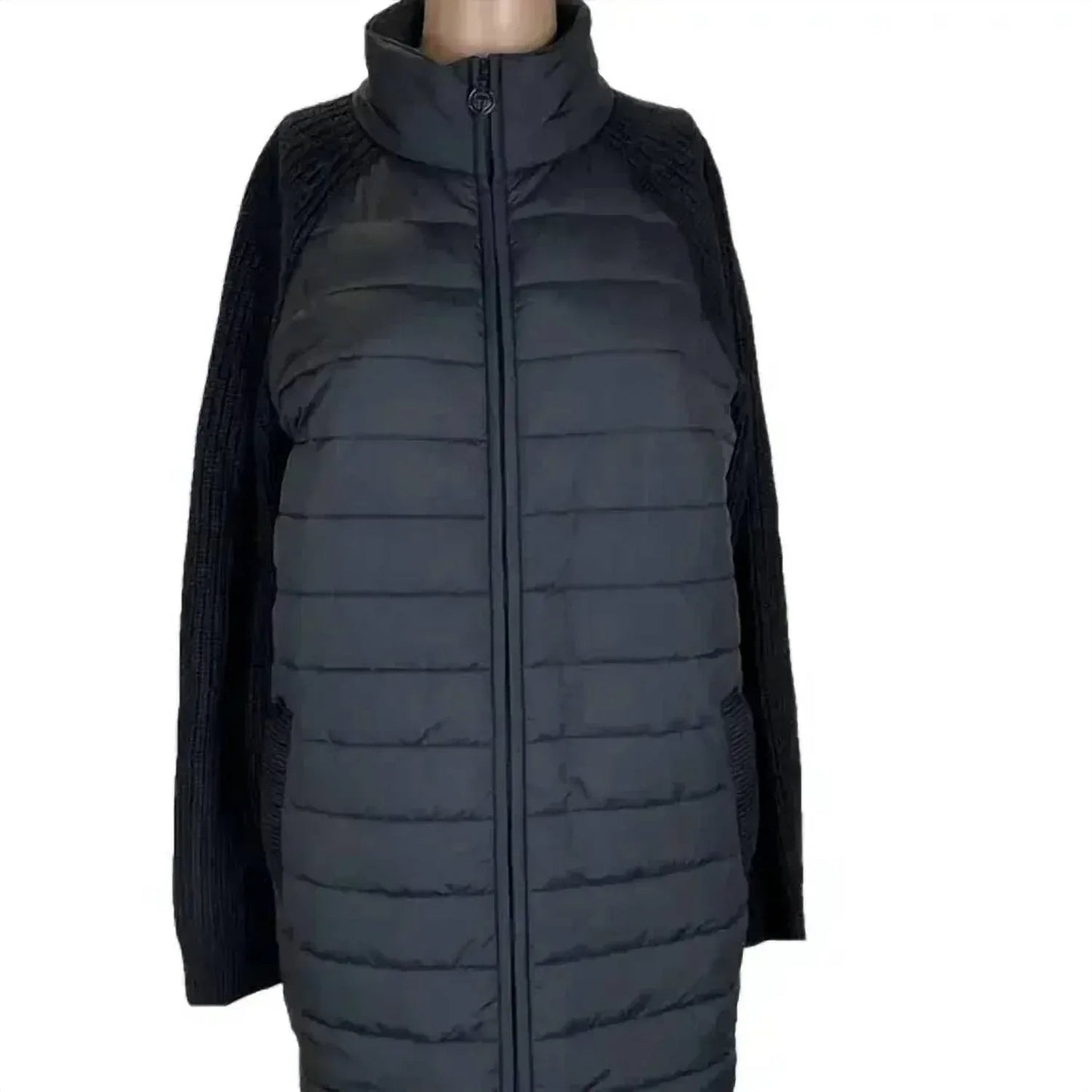 Gesteppte Strickjacke