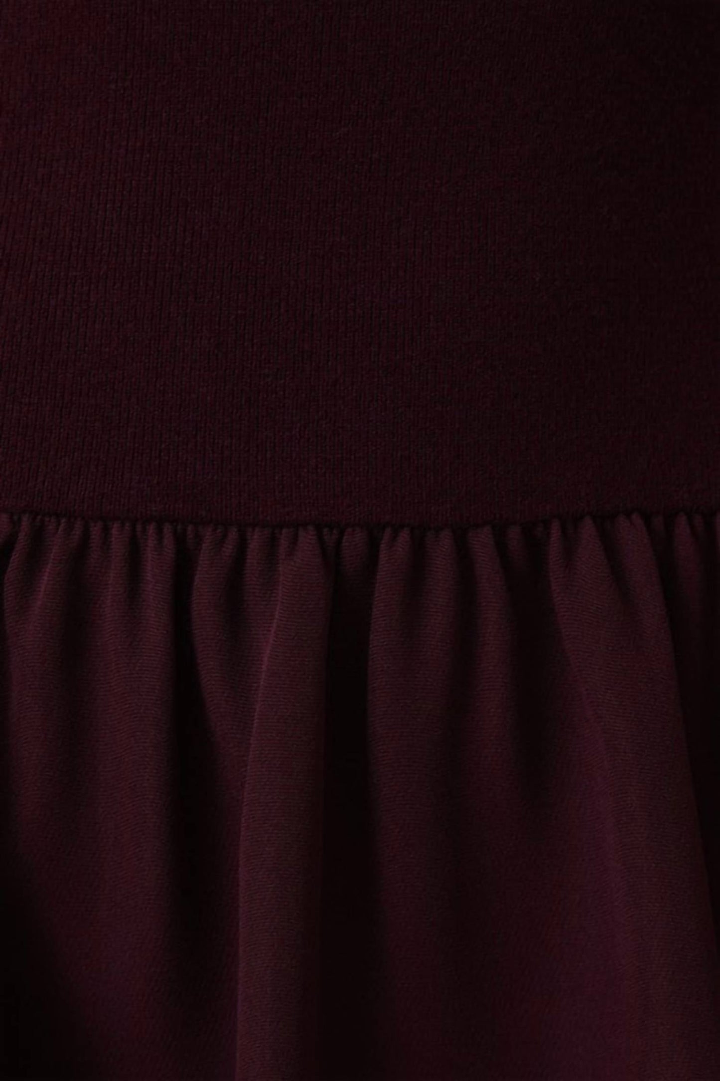 Round Neck Mix Midi Dress
