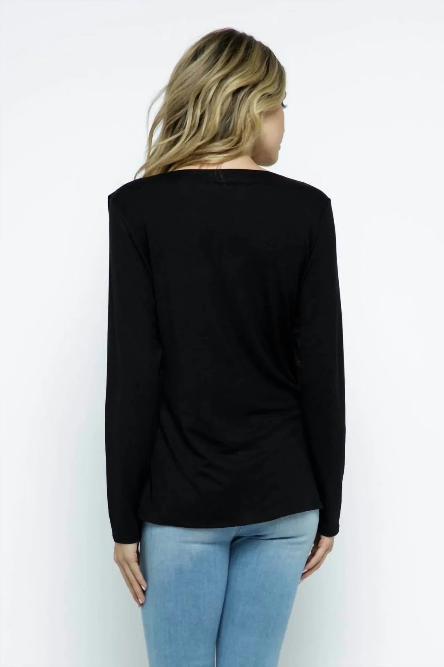 Asymmetrisches Top mit Wasserfallausschnitt