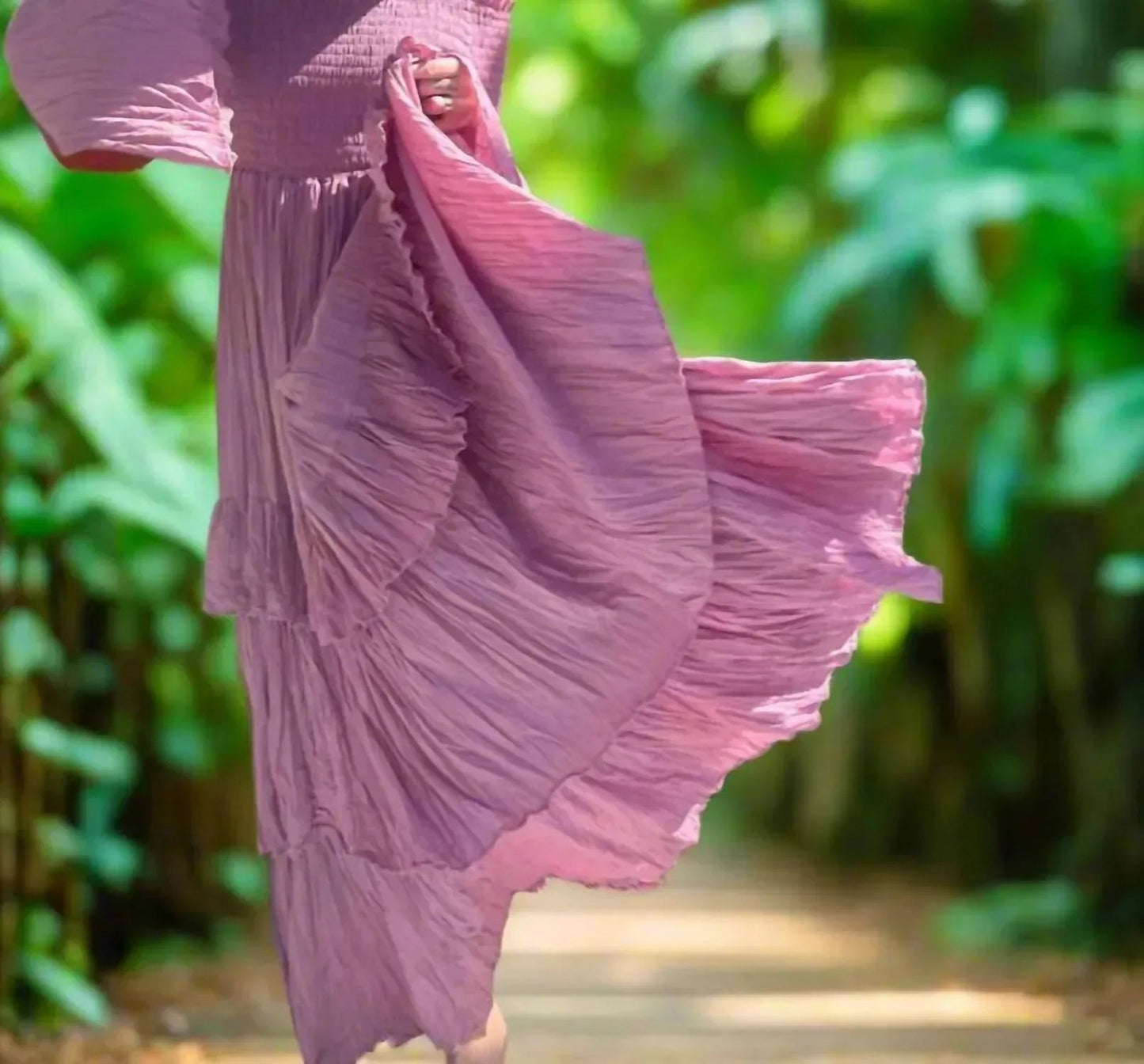 Women's Sexy Shoulders Maxi Dress