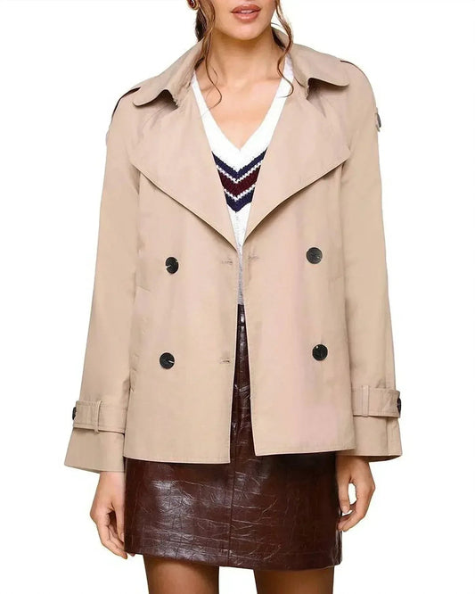 Cropped Trench Coat