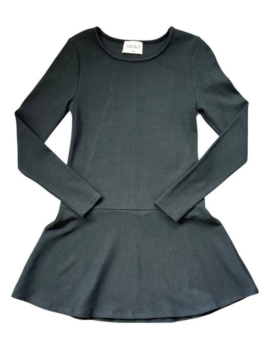 Mädchen Rayon Rib Langarm-Tankkleid