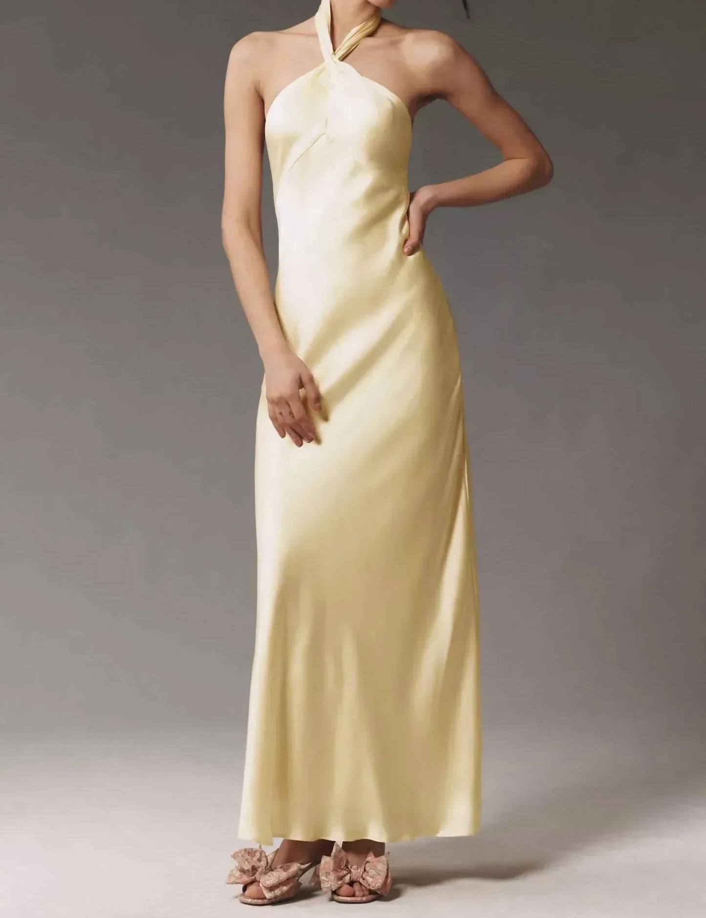 Selma Satin Maxi Dress