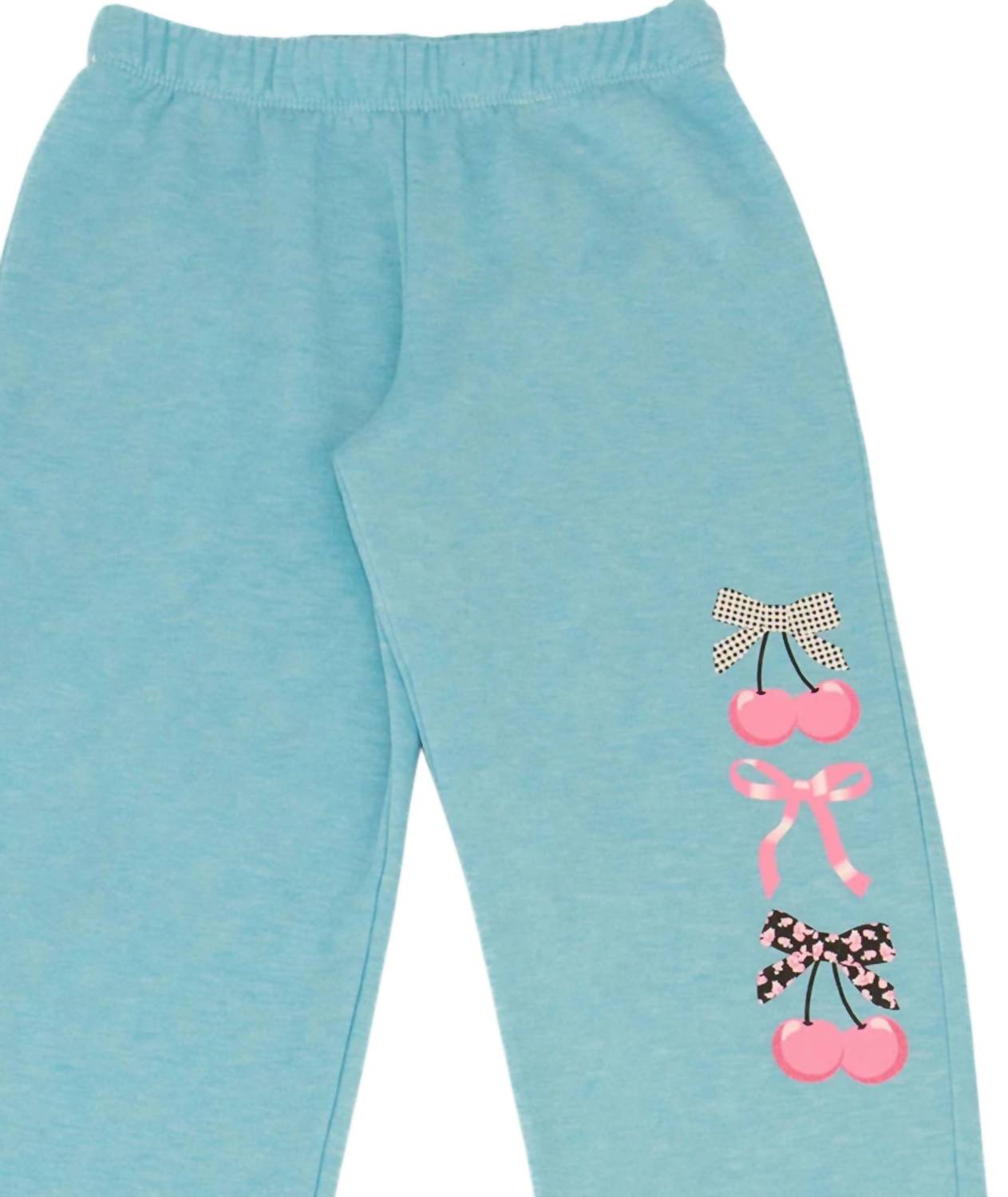 Girls Nelly Bows & Cherries Sweatpants
