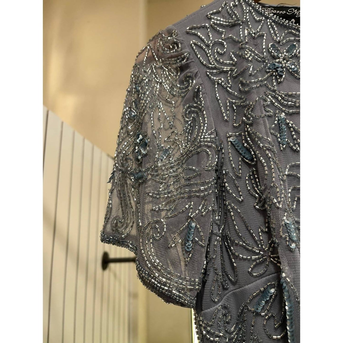 Maxikleid mit Perlen für Damen