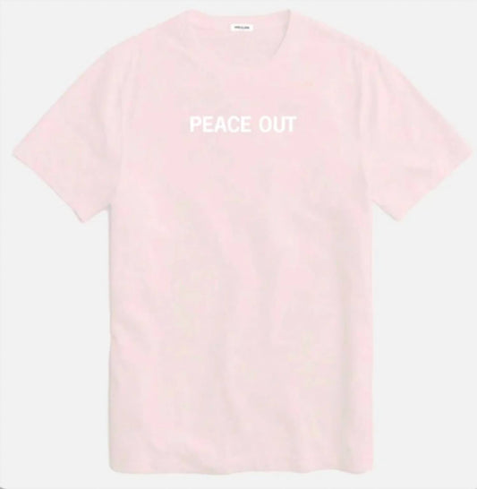WOMEN'S PEACE OUT T- SHIRT