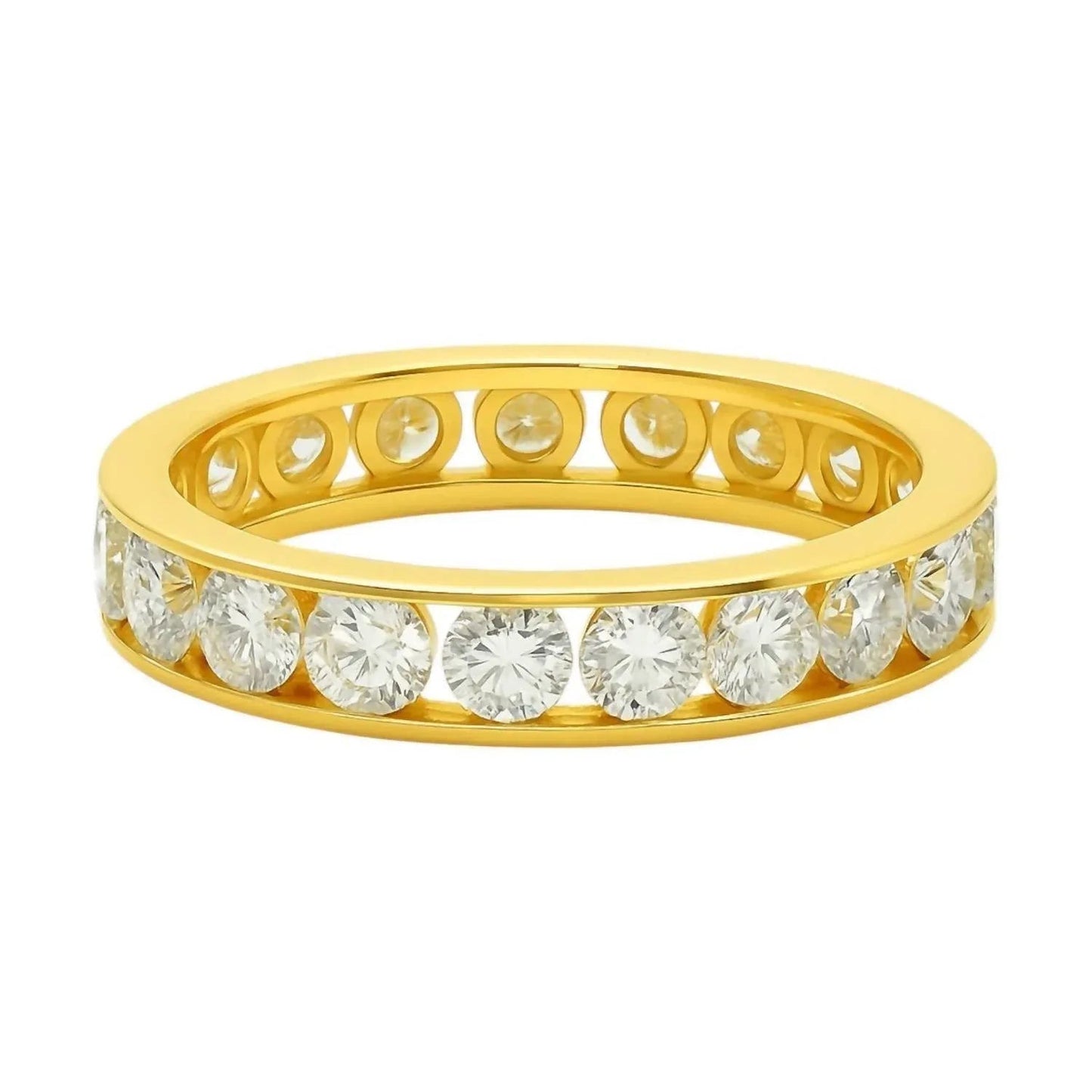 Damen Moissanit Eternity Ring