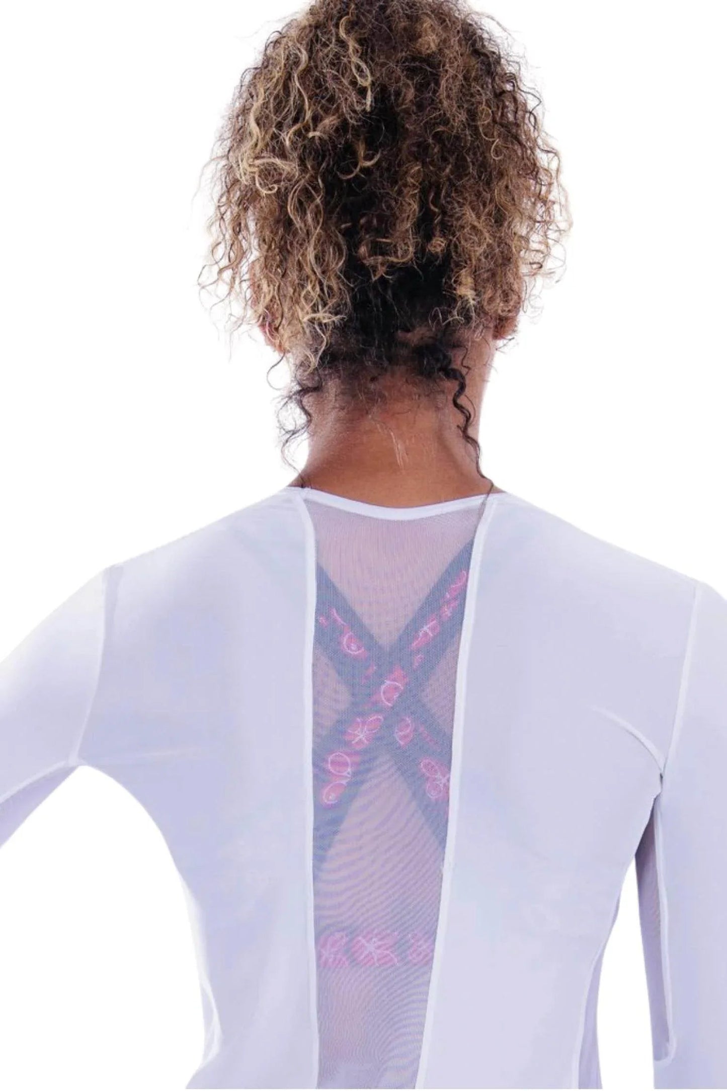 Mesh Long Sleeve Crew Tee