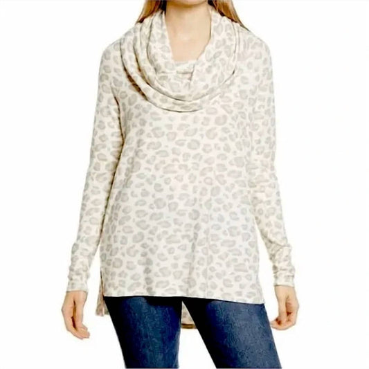 Convertible Neckline Cozy Fleece Tunic