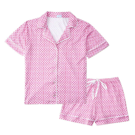 Women's Pajamas Heart Set