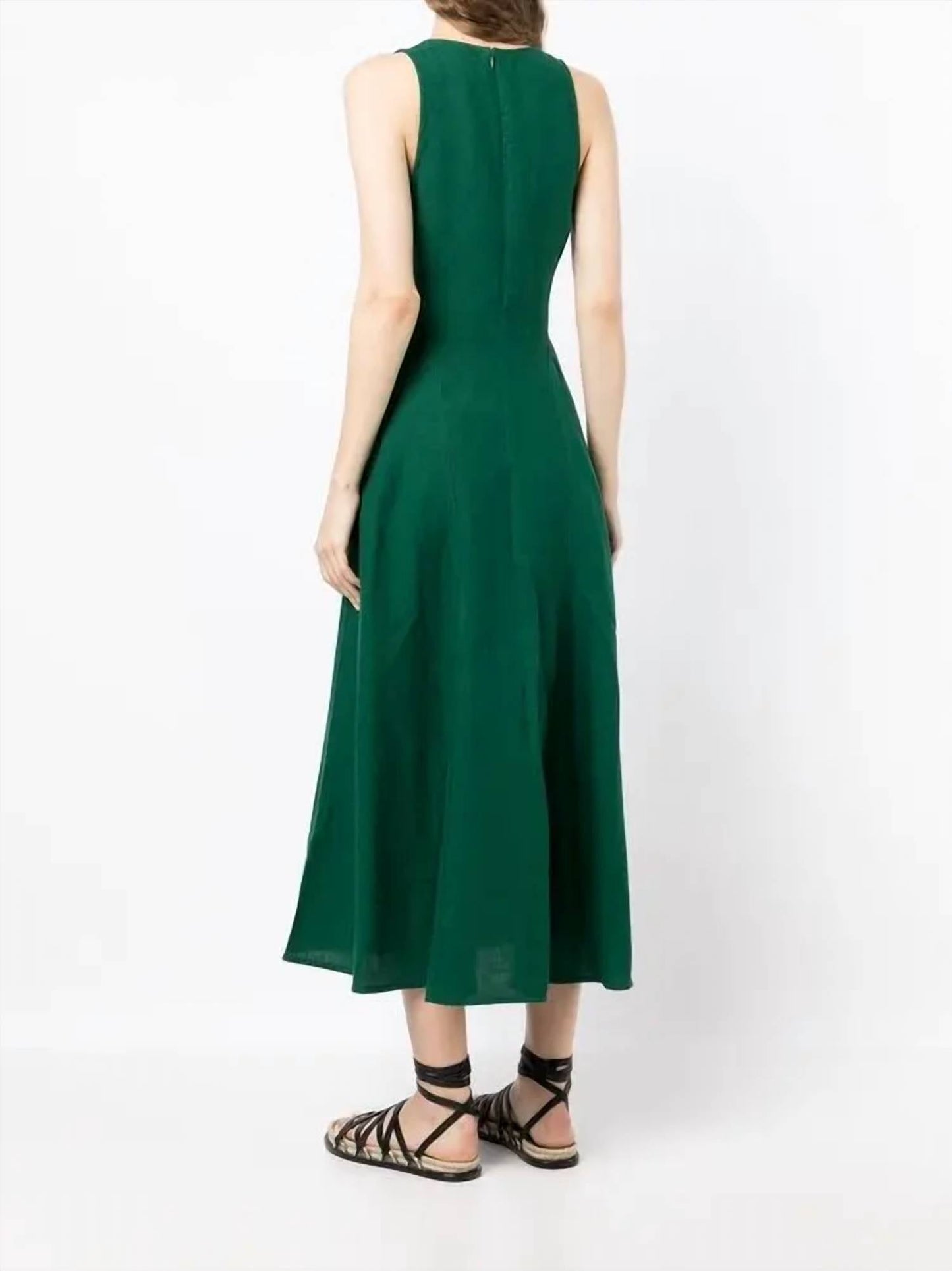 Leinen-Midikleid „Rose“
