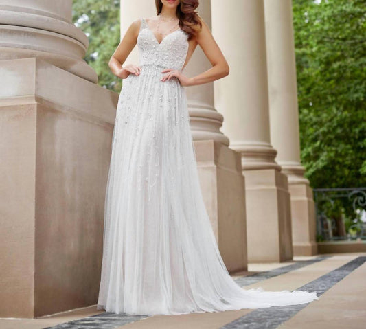 Stanza Open Back Wedding Gown