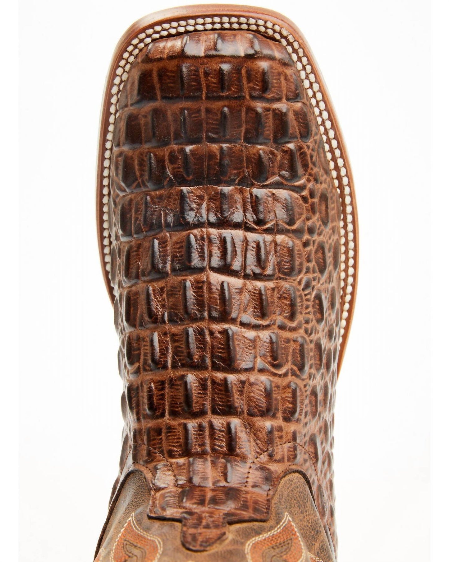 Westernstiefel für Herren mit Krokodilprägung