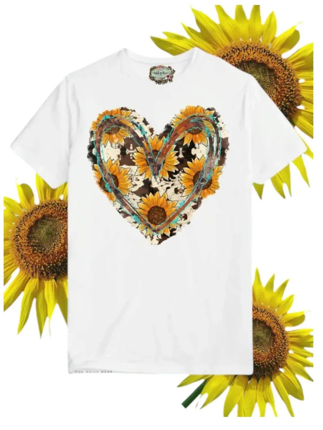 Sunflower Heart Tee