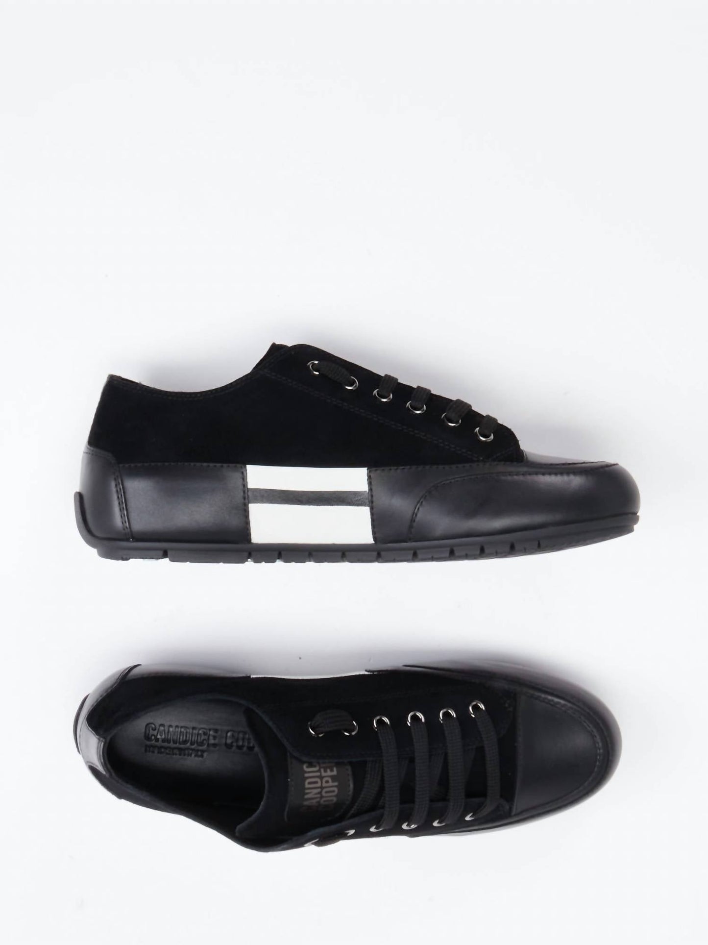 Damen Rock Patch Mode Leder-Sneaker