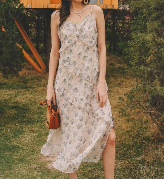 Breezy Floral Midi Dress