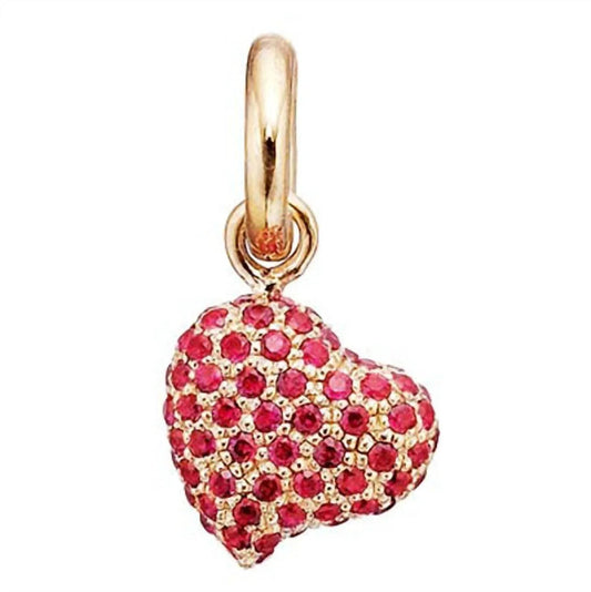 Women's Sparkle Pavé Heart Charm Pendant