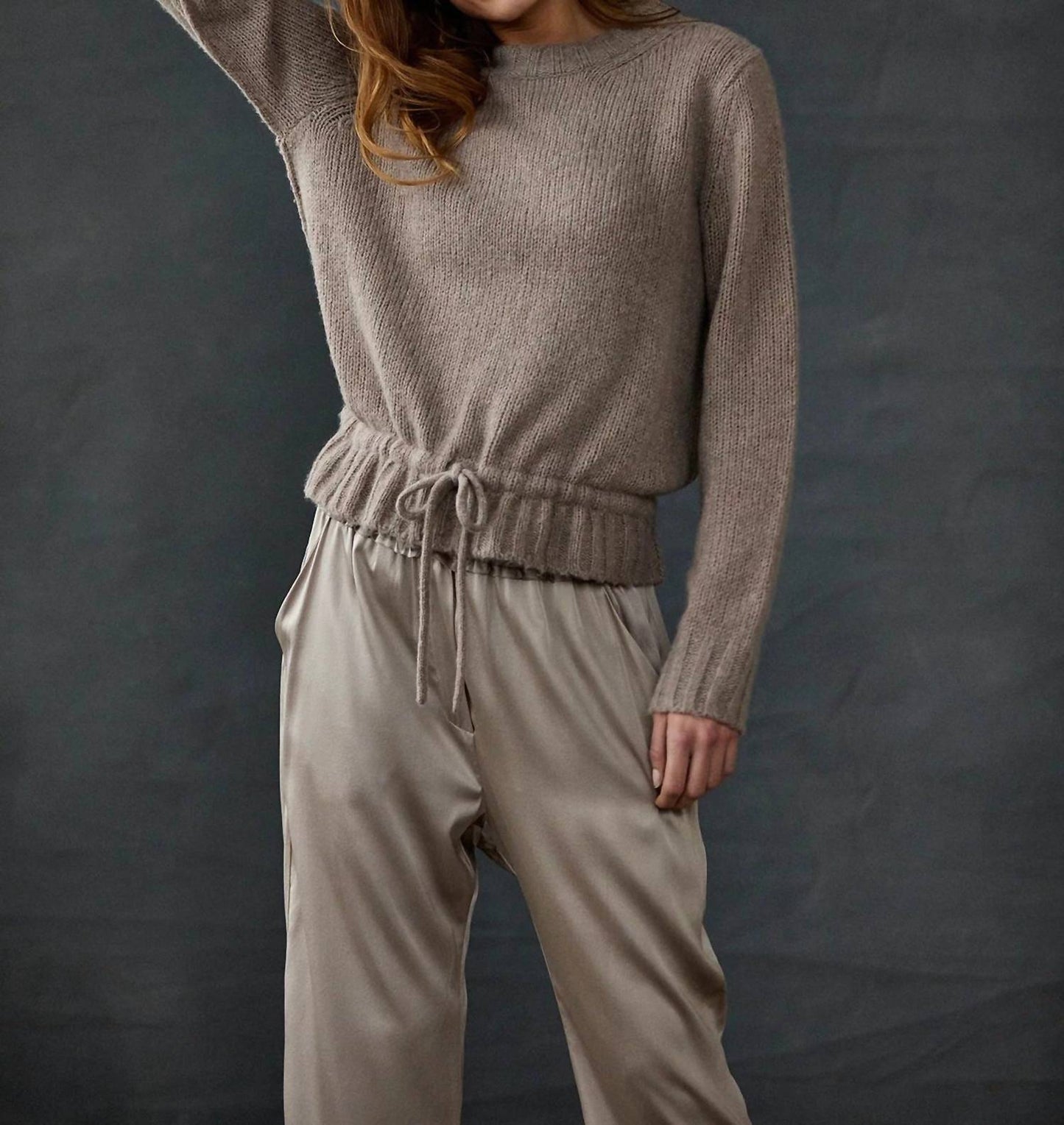 Cashmere Blend Crewneck Sweater