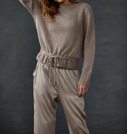 Cashmere Blend Crewneck Sweater