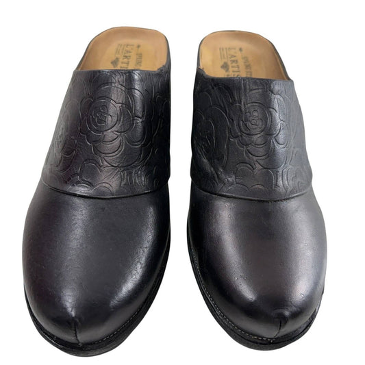 Damen Clogs aus Bande-Leder