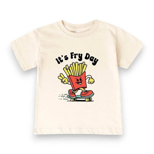 Kinder Grafik T-Shirt It's Fry Day T-Shirt