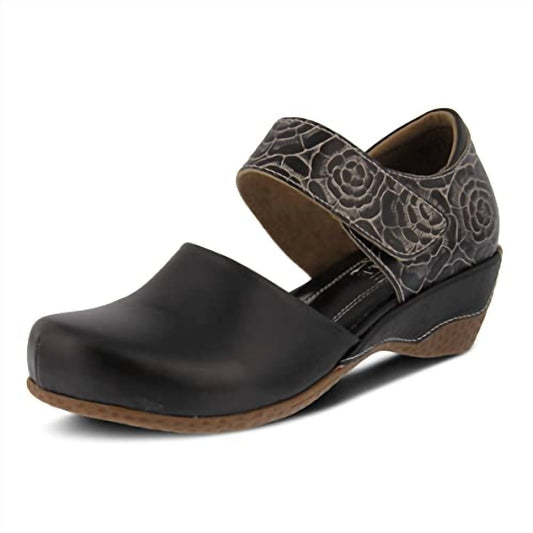 Women's Gloss-pansy Leather Mary Jane Shoes