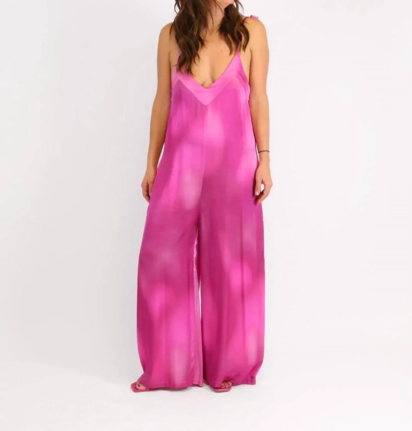 Träger-Jumpsuit mit Print