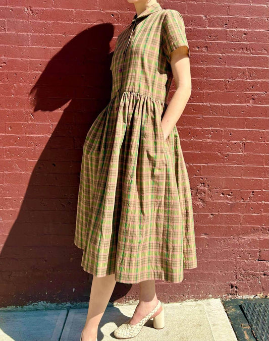 Hope Baumwoll-Karo-Kleid