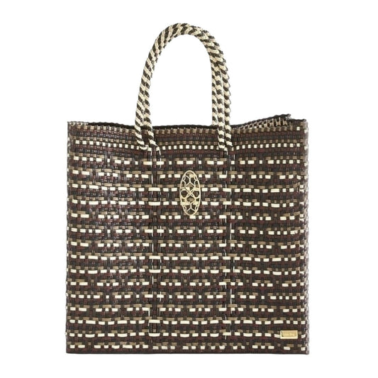 Women's Medium Woven Regular Strap Tote Bag