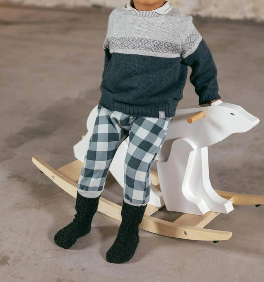 Boy's Checkered Pants