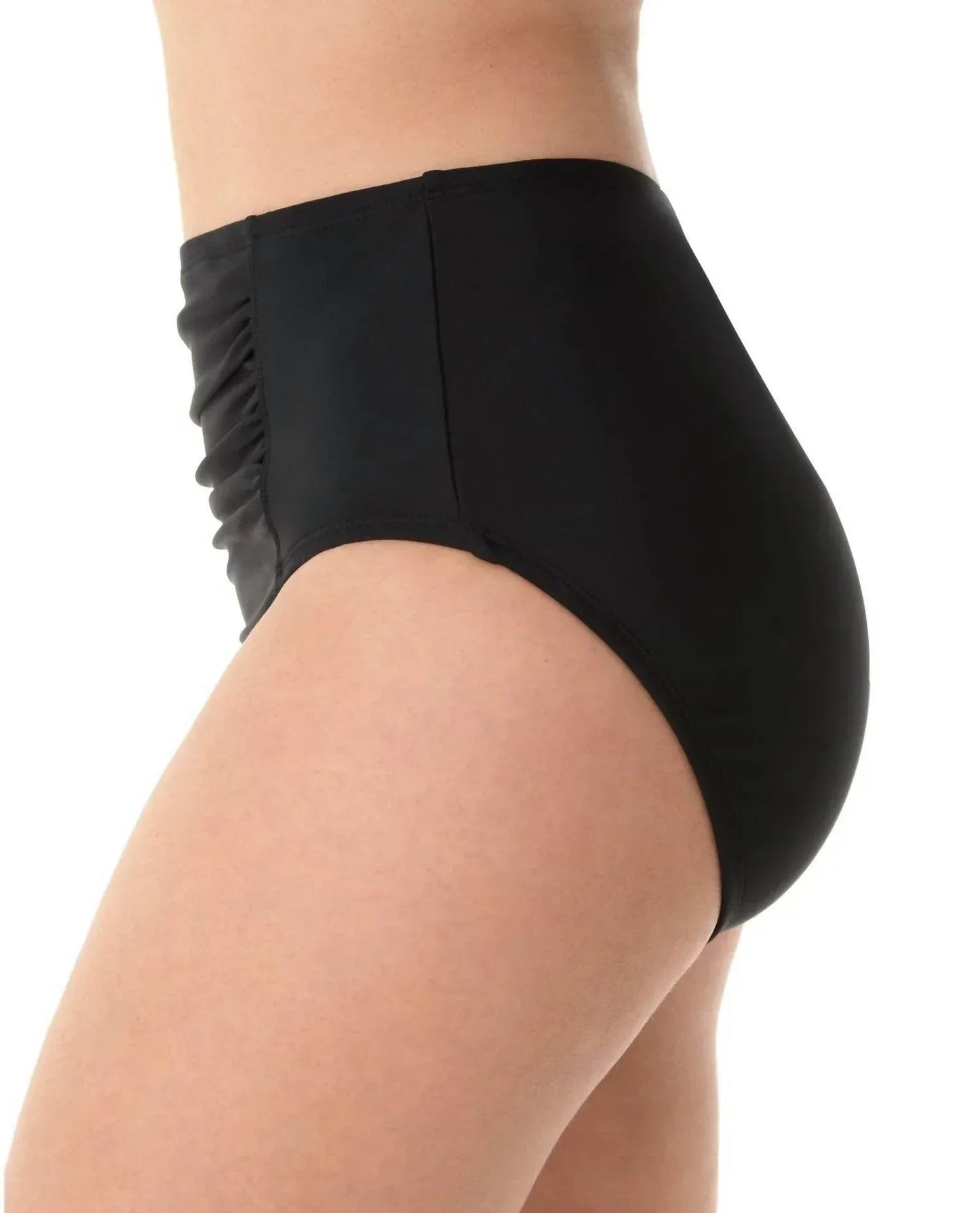 Plus Size Shirred Tankini Bottom